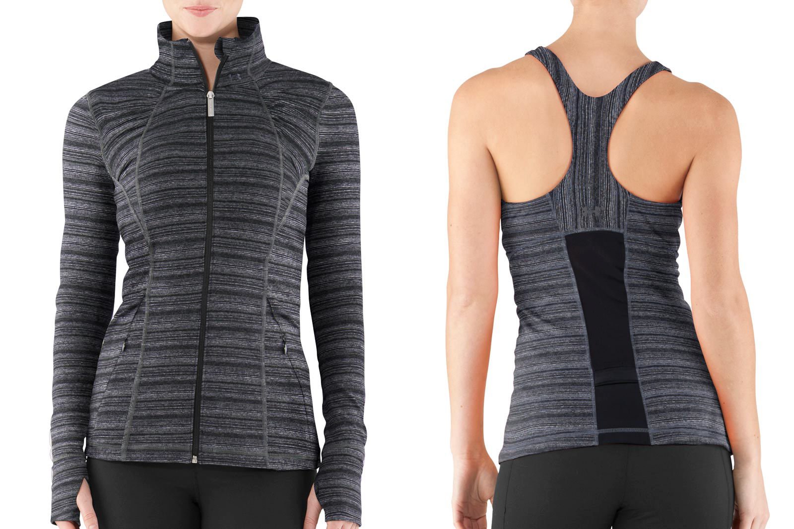 Colorways example - athletic wear for women black pattern