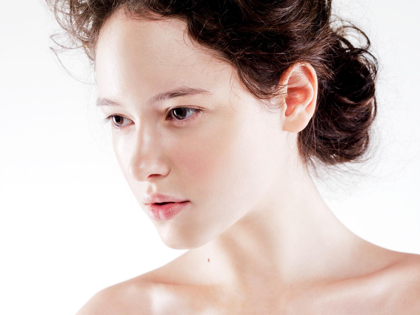 Skin beauty retouching after